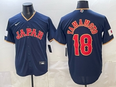 MLB 2026 World cup Japan Royal Blue #18 Jersey-0840