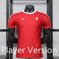 Player Version  26-27 Manchester United  Red Thailand Soccer Jersey-888