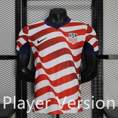 Player  Version 2026-27 World Cup  USA Home Red&white Thailand Soccer Jersey AAA-888