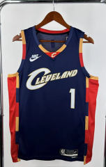2026 Retro Version Cleveland Cavalier Blue #1  Jersey-311