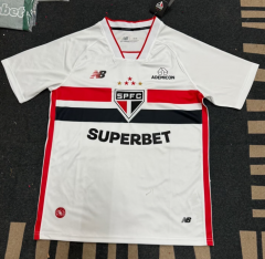 (S-4XL)2026-27 Sao Paulo Futebol Clube Home White Thailand Soccer Jersey AAA