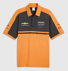 （With collar）2026 F1 McLaren Orange Black Formula One Racing Suit