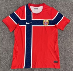 (s-4xl)2026-27 Norway Home Red Thailand Soccer Jersey-512