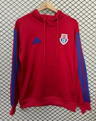 2026-27 Club Universidad de Chile Red  Thailand Soccer Tracksuit with hat-2044