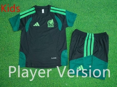 Player Version 2026 Mexico Black  Kids/Youth Soccer Uniform-9926
