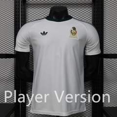 (S-3XL) Player Version 2026-2027 Casual Retro Version Mexico White Thailand Soccer Jersey AAA-888
