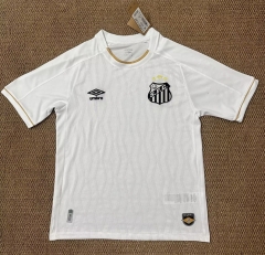 (S-4XL) 2026-2027 Santos FC Home White Thailand Soccer Jersey AAA-0564
