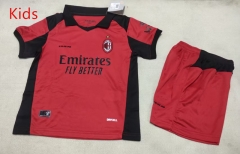 2026-2027  AC Milan 3rd Away Red Kids/Youth Soccer Uniform-507