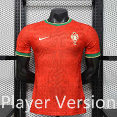 Player Version 2026-2027 Special Version Portugal Red Thailand Soccer Jersey AAA-3596