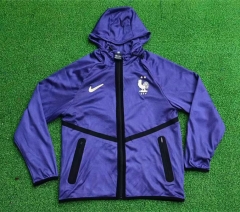 (S-3XL) 2026-2027 France Purple Thailand Trench Coats With Hat-2044