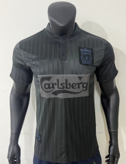 Retro Version 1995-1996 Liverpool Black Thailand Soccer Jersey AAA-0871