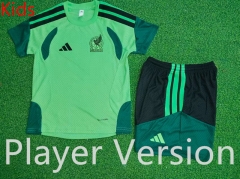 Player Version 2026 Mexico Light Green  Kids/Youth Soccer Uniform-9926