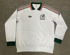 Retro Version 1986 Mexico White Thailand Soccer Jacket-5492