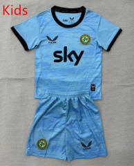 2026-2027 Ireland Goalkeeper Blue Kids/Youth Soccer Uniform-AY