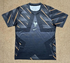 (S-4XL) 2026-2027 France Goalkeeper Black&Orange Thailand Soccer Jersey AAA-7810