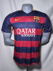 Retro Version 2016 Barcelona Home Red&Blue Thailand Soccer Jersey AAA-912