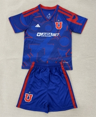 2026-2027 Universidad de Chile Home Blue Soccer Unifrom-AY