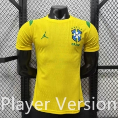 Player Version 2026-2027 Jordan Special Version Brazil Yellow Thailand Soccer Jersey AAA-3596