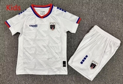 2026-2027 Cape Verde Away White Kids/Youth Soccer Uniform-7809