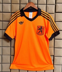 Retro Version 1980 Netherlands Home Orange Thailand Soccer Jersey AAA-3402