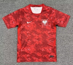 (S-4XL) 2026-2027 Poland Away Red Thailand Soccer Jersey AAA-512