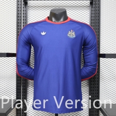 Player Version 2026-2027 Casual Version Newcastle United Blue LS Thailand Soccer Jersey AAA-888