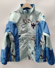 2026-2027 Monterrey Blue Double-Sided Embroidery Trench Coat-0255