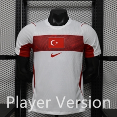 Player Version 2026-2027 Turkey Away White Thailand Soccer Jersey AAA-888