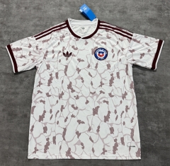(S-4XL) 2026 Chile Away White Thailand Soccer Jersey AAA-4506