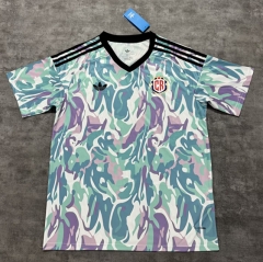 (S-4XL)2026-27 Costa Rica Away Blue Purple Thailand Soccer Jersey AAA-4506