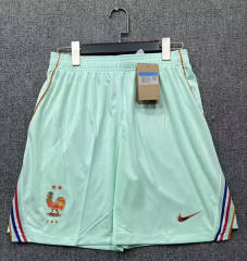 correct version 2026 World Cup France Away Green Thailand Soccer Shorts-2886