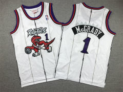 Toronto Raptors White#1 Kids/Youth NBA Jersey-1380