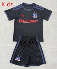 2026-27 CD Colo-Colo Away Black kids Soccer Uniform-AY
