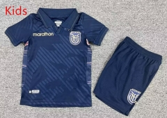 2026-2027 Ecuador Away Blue Kid/Youth Soccer Uniform-7809
