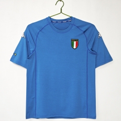 Retro Version 2000 Italy Home Blue Thailand Soccer Jersey AAA-811