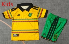 2026-2027 Jamaica Home Yellow Kids/Youth Soccer Uniform-9484