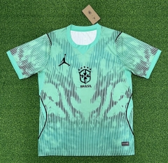 (S-4XL) 2026-2027 Brazil Goalkeeper Green Thailand Soccer Jersey AAA-403