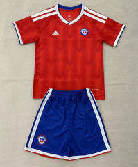 2026-2027 Chile Home Red Soccer Uniform-AY