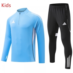 2026-2027 Adidas Light Blue Kids/Youth Soccer Tracksuit-GDP