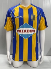 Retro Version 2006-2007 Rosario Centra Home Blue&Yellow Thailand Soccer Jersey AAA-503
