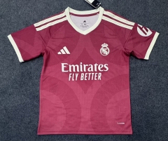 (S-4XL) 2026-2027 Real Madrid 2nd Away Red Thailand Soccer Jersey AAA-5931