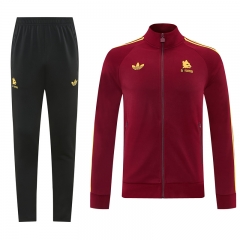 2026-2027 Roma Dark Red Thailand Soccer Jacket Uniform-LH