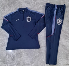 2026-27 England Blue Thailand Soccer Tracksuit-411