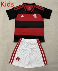 2026-27 Flamengo Home Red&Black Kids/Youth Soccer Uniform-AY