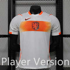 Player Version 2026-2027 Netherlands Away White Thailand Soccer Jersey AAA-888