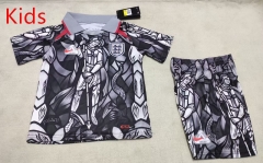 #7  Palace 2026-2027 Special Commemorative Version England Black&Grey Kids/Youth Soccer Uniform-507