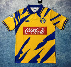 Retro Version 1995-1996 Tigres UANL Home Yellow Thailand Soccer Jersey AAA-6590