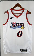 2026 Retro Edition Philadelphia 76ers #0 White NBA Jersey-311