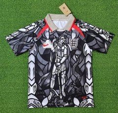(S-4XL) 2026-2027 Collaboration Version England Black&Gray Thailand Soccer Jersey AAA-403