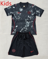 2026-2027 Canada Away Black&Grey Kids/Youth Soccer Uniform-AY